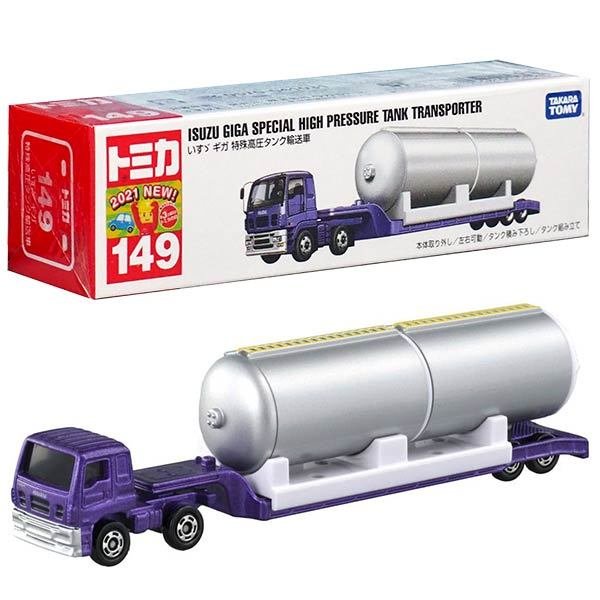 【美國媽咪】TOMICA no.149 ISUZU Tank 輸送車 多美小汽車 加長型 TM149A 模型車