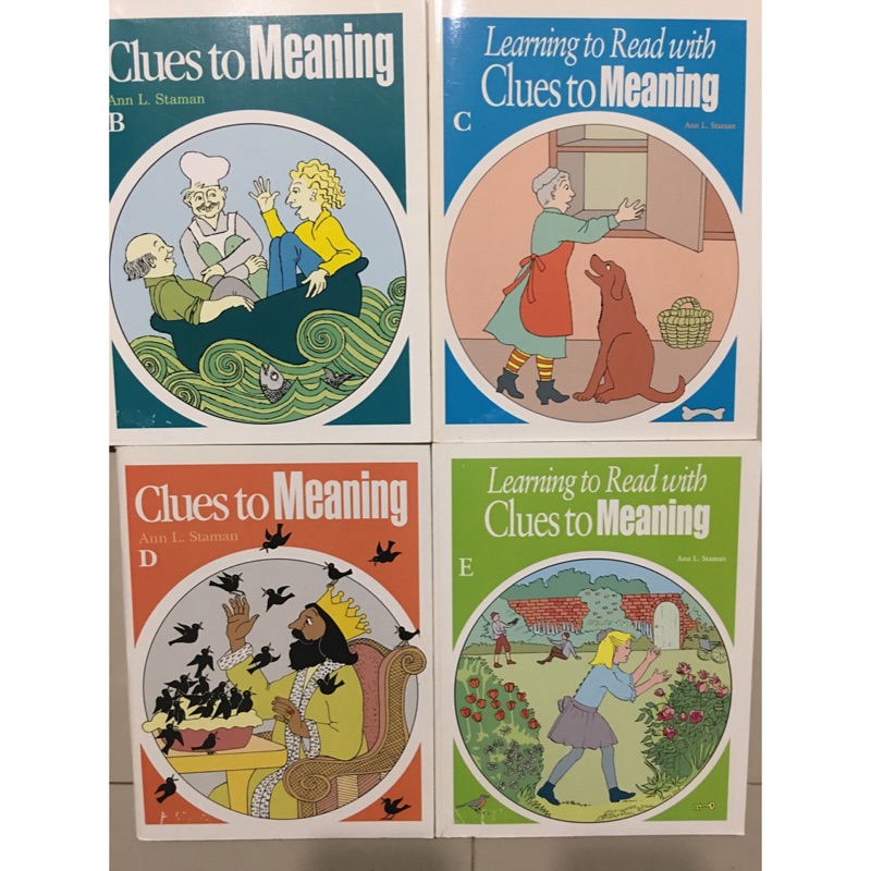 原文書全新英文學習clues To Meaning 4冊 蝦皮購物