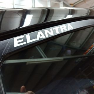=綾駒= Elantra 個性貼紙 super elantra 反光貼 elantra sport