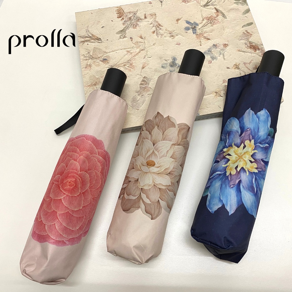 Prolla雨傘 自動傘 雙層遮光自動傘 遮光 降溫 雨傘 陽傘 晴雨傘 摺疊傘 折傘 晴雨傘 自動雨傘