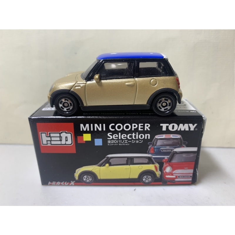 ［現貨］Tomica Tomy 多美 Mini Cooper 抽抽樂 金色 國旗 英國