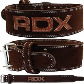 【鐵家】RDX 舉重健美健身重訓腰帶 Power 棕色 RDX063