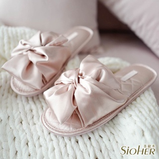 【SiOHER 熹歐禾】簡約蝴蝶結 居家室內拖鞋 36-39