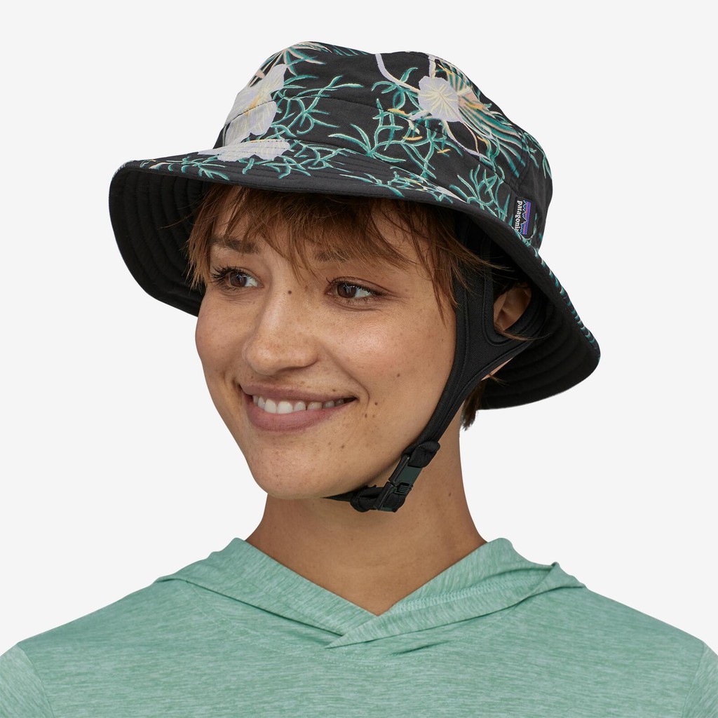 美國代購 Patagonia Surf Brim 衝浪帽漁夫帽遮陽帽綁帶扣環帽子男女 蝦皮購物