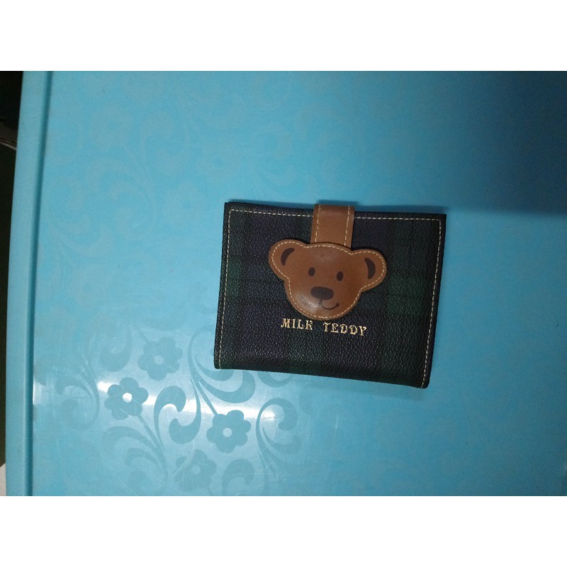 全新【MILR TEDDY短夾】/ 棕熊短夾