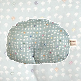 日本Hoppetta蘑菇多功能嬰兒枕 (水藍)