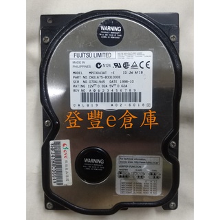 【登豐e倉庫】 YR31 Fujitsu MPC3043AT 4.32G IDE 5400RPM 硬碟