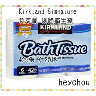好市多代購Kirkland Signature 科克蘭 捲筒衛生紙 425張 X 30捲
