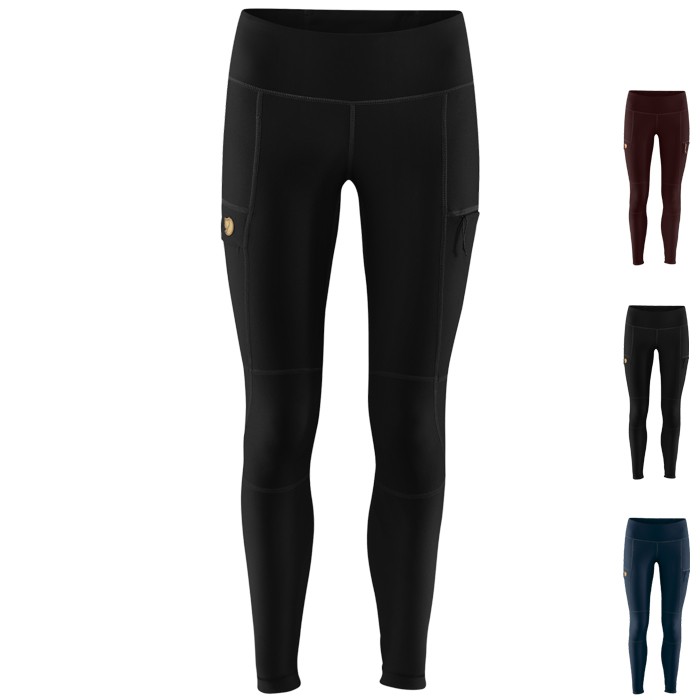 Fjallraven 北極狐 女 多色 Abisko Trail Tights 緊身褲 貼腿褲 89758 綠野山房