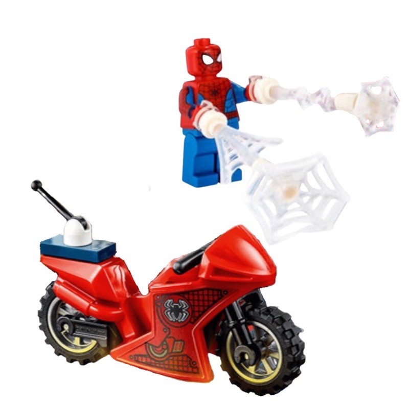 LEGO 樂高76175 蜘蛛人基地 單售 蜘蛛人+摩托車