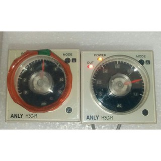 🌞二手現貨保固 ANLY安良H3C-R計時器AC/DC 24~240V 1.2秒~300小時TIMER多功能限時繼電器