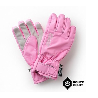 【戶外風】Route 8 八號公路 Kreate3M防水保暖手套 粉紅色