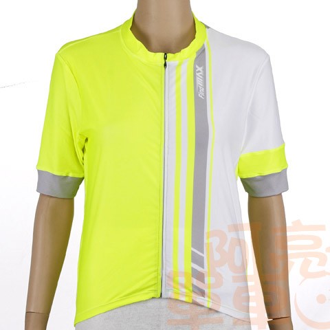 【阿亮單車】Bikeskin FineMax 自行車短袖車衣，競賽級，螢光黃色《C00-015-Y》