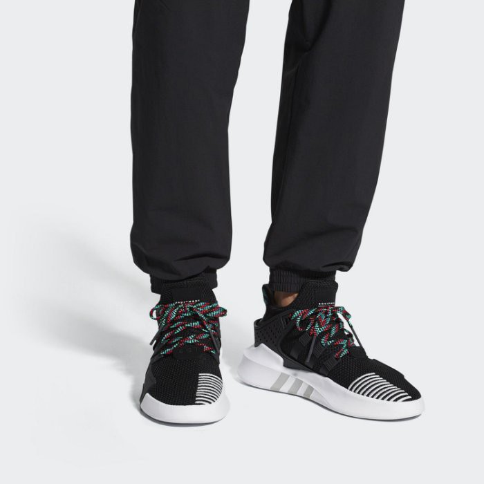 正品Adidas EQT BASK ADV CQ2993 黑綠條紋彩虹編織鞋男鞋2018 新款慢跑| 蝦皮購物