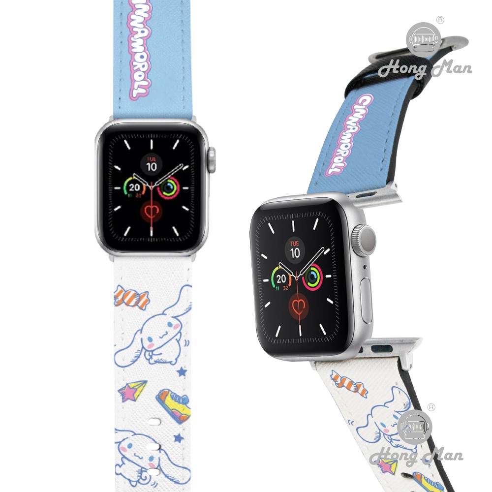 【Hong Man】三麗鷗 Apple Watch 皮革錶帶 大耳狗喜拿
