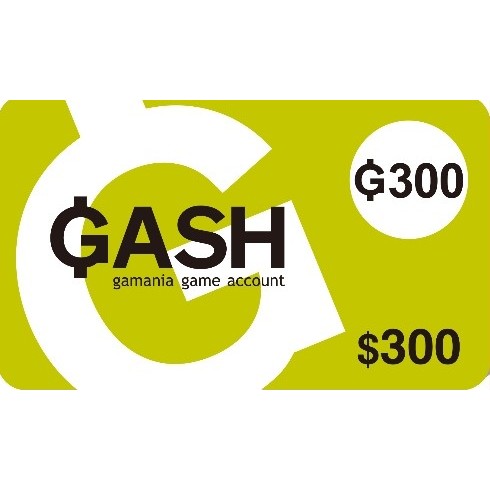 【虛擬卡】Gash+ 300點  84折 (252元)