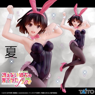 《夏本舖》日版 TAITO Coreful 不起眼女主角的培育法Fine 加藤恵 兔女郎 巨乳 美少女 性感 絲襪 景品