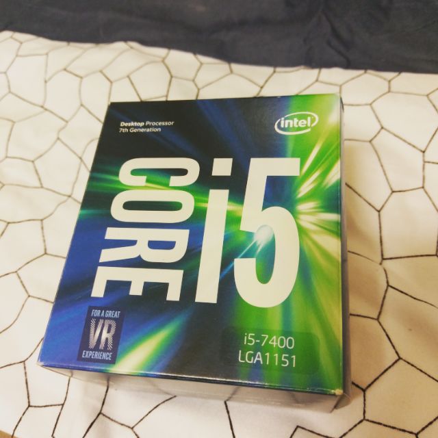 盒裝Intel i5 7400 保固中 二手