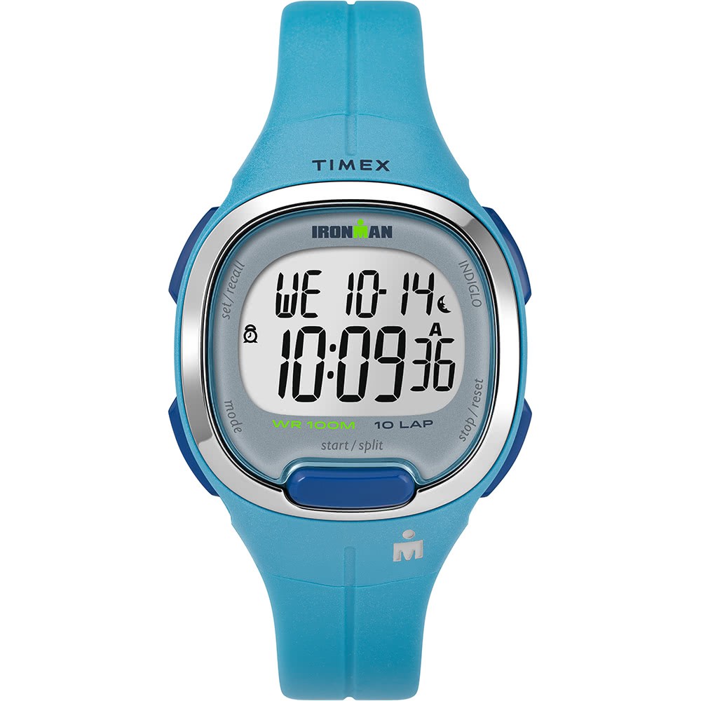 【TIMEX】 天美時 鐵人系列 專業運動電子錶 (藍 TXTW5M19500)