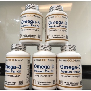 現貨* California Gold Nutrition Omega3 魚油 100粒 快速出貨