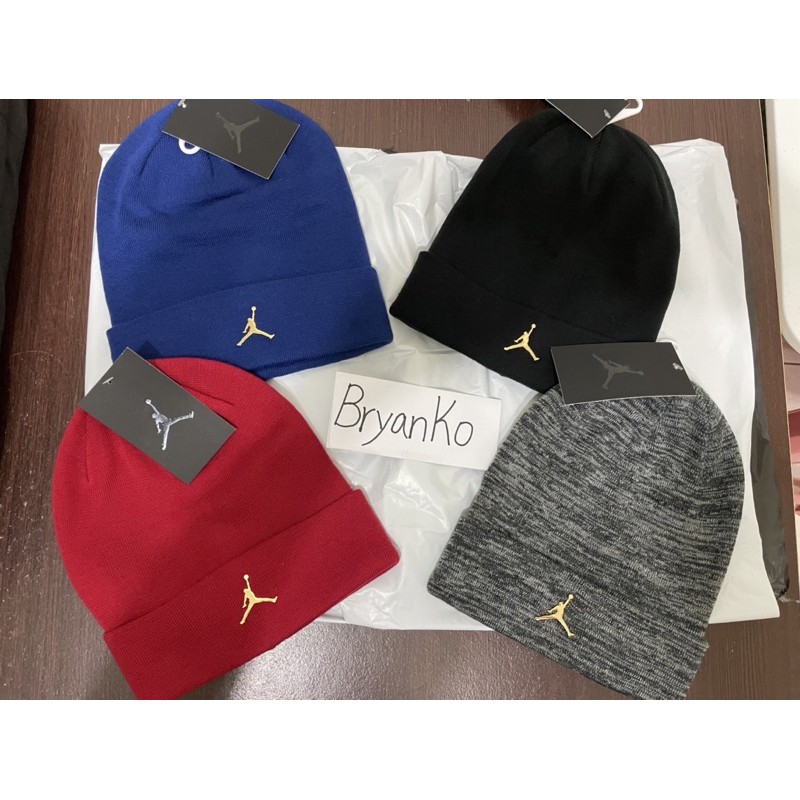 【BK151】 Jordan 毛帽 - 黑/藍/灰/紅