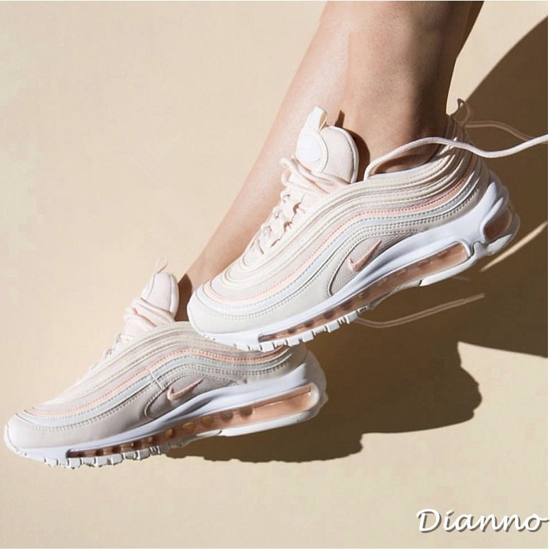 Nike Air Max 97 W chaussures or rouge marron Stylefile