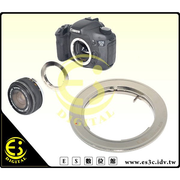 ES數位 特價免運 KIWI OLYMPUS OM 鏡頭轉 Canon EOS 機身 5DSR 鏡頭轉接環 KW102