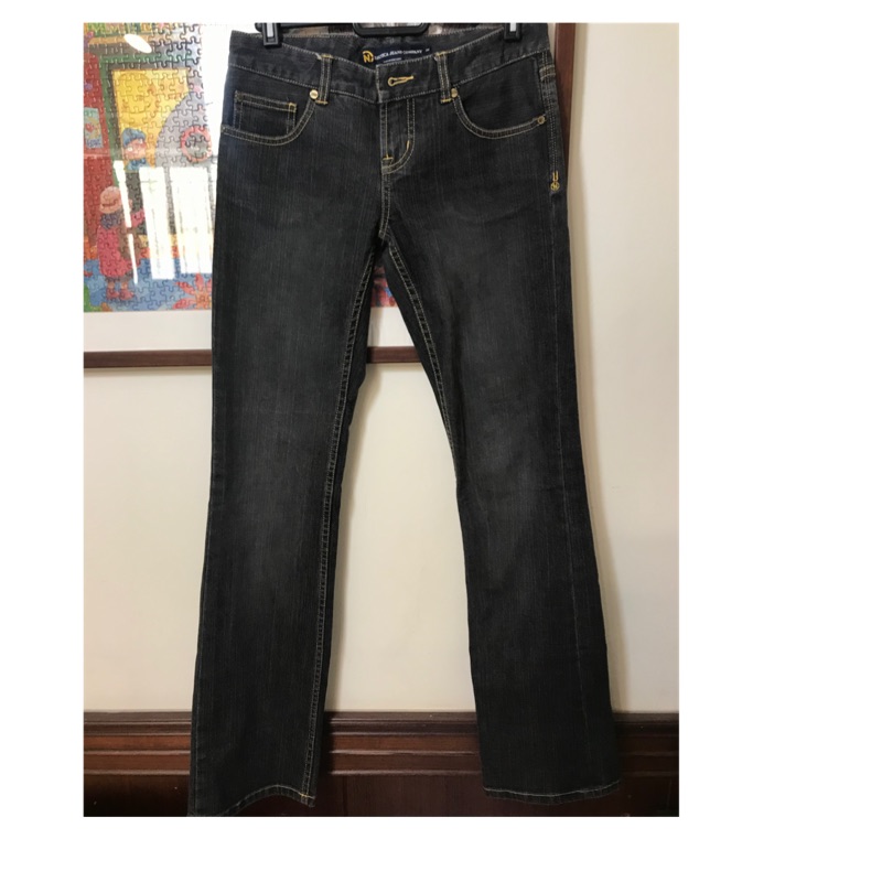 轉賣NAUTICA JEANS 灰色刷色直筒牛仔褲尺寸26