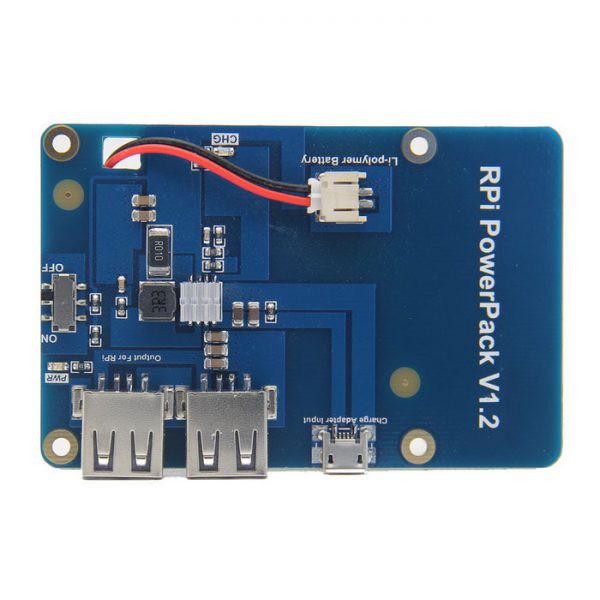 現貨 樹莓派鋰電源擴展板 雙USB輸出 Pi3獨立外場供電移動電源模組