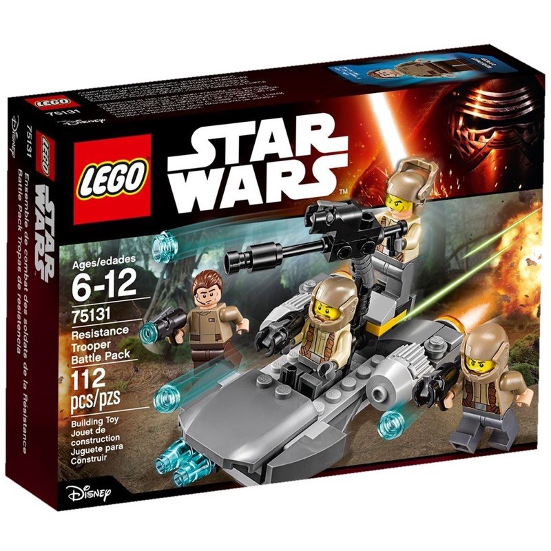 LEGO 樂高 75131 Star Wars 星戰Resistance Trooper Battle 現貨 全新未拆