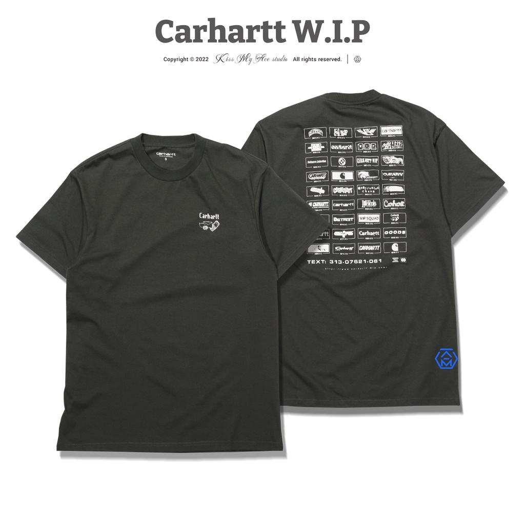 [現貨] Carhartt Wip Screensaver Tee 短T 短袖T恤 卡哈 歐線 墨綠色 Logo 寬鬆