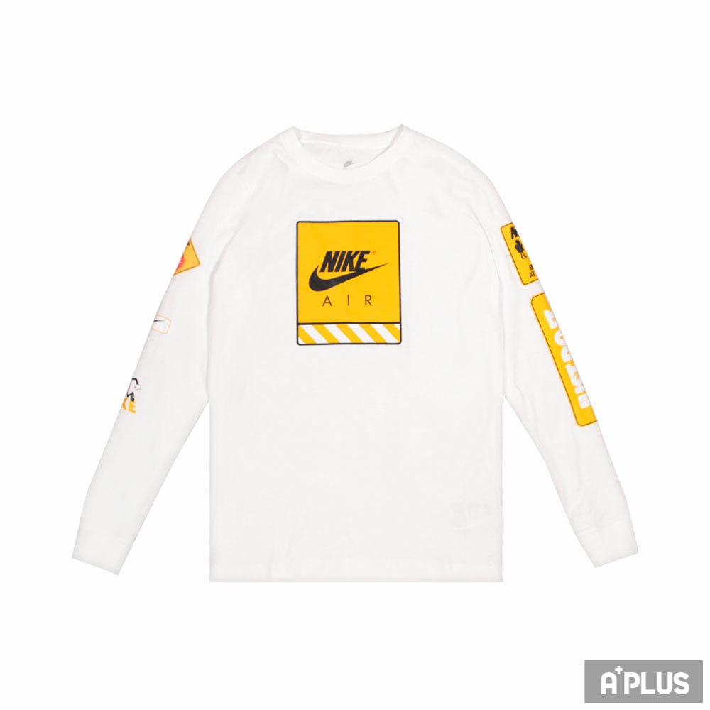 NIKE 男童 童裝 長袖T恤 棉質 舒適 B NSW LS TEE BTS BRANDMARK - DJ6649100