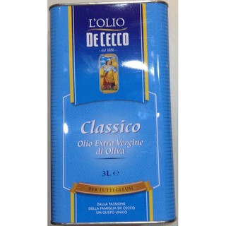 ~* 蝦皮代開發票 *~DECECCO 得科 特級冷壓初榨橄欖油 Extra Virgin Olive Oil 3L