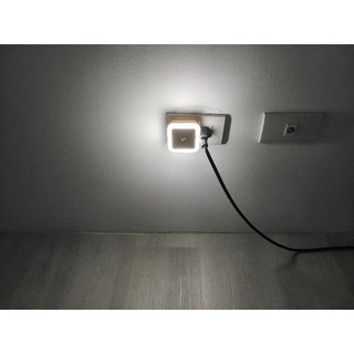 方型 小夜燈 插座式 自動節能省電 光感夜燈