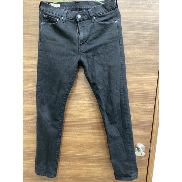 【LEVIS】男510 緊身窄管牛仔褲(黑色)/ W32/ Flex彈力機能布/ Lyocell天絲棉 /二手/吊牌保留