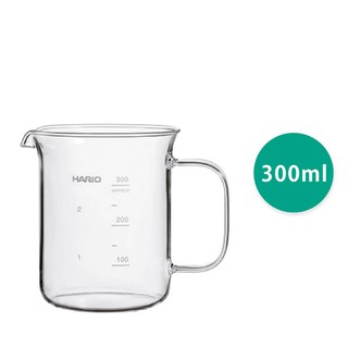 HARIO 經典燒杯咖啡壺 玻璃量杯 300ml／BV-300