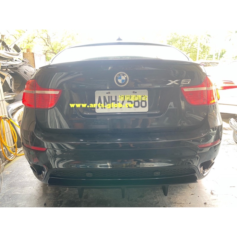BMW X6 E71 NEW STYLE PP M TECHINK後保飾版空力套件2008-2012
