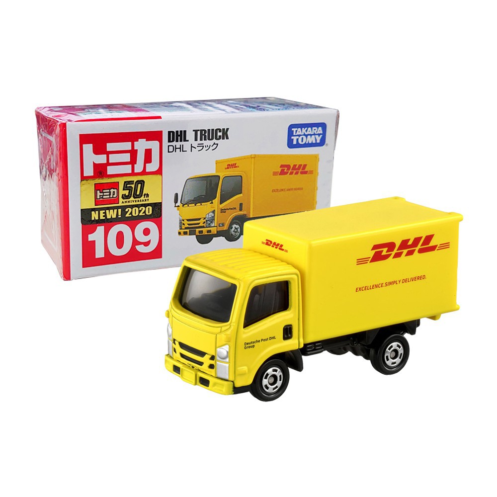 Takara Tomy Tomica 新車貼 多美小汽車 No.109 DHL TRUCK 貨車