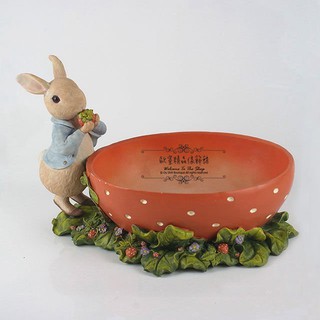 ~＊歐室傢飾館＊~臺灣出貨 正版公司貨 Peter Rabbit 彼得兔 比得兔 草莓 置物盆 果盆 糖果盆~大款~