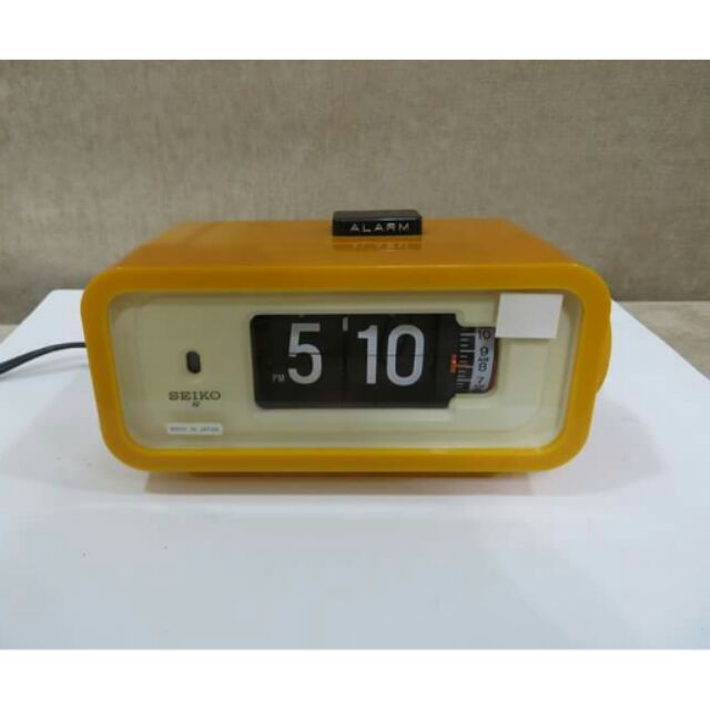 [1970's] Seiko日本製玻璃錶面插電翻頁鐘