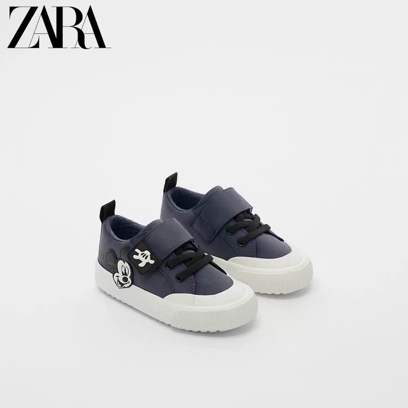 ZARA 童鞋 運動鞋 帆布鞋 米奇 迪士尼 全新吊牌未剪 13.6cm 11.6cm