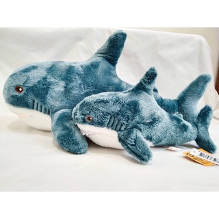 鯊魚娃娃 45cm 25cm 藍色