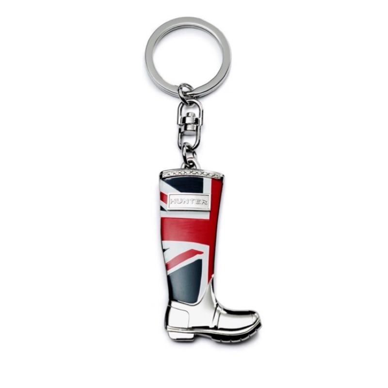 全新 正版 限量 hunter 雨靴 雨鞋 鑰匙圈 金屬 質感 英倫 禮物 英國國旗 威靈頓雨靴 造型鑰匙圈