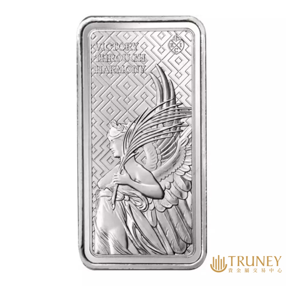 【TRUNEY貴金屬】2022聖赫勒拿女王的美德 - 勝利女神矩形紀念性銀幣10盎司/英國女王紀念幣