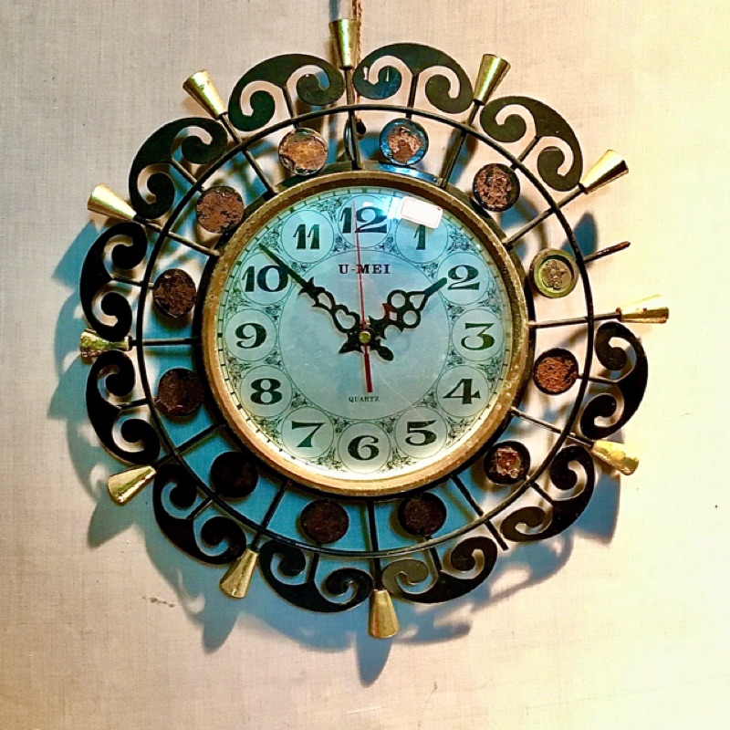U-MEI 金屬 老時鐘 時鐘 掛鐘 時計 鐘