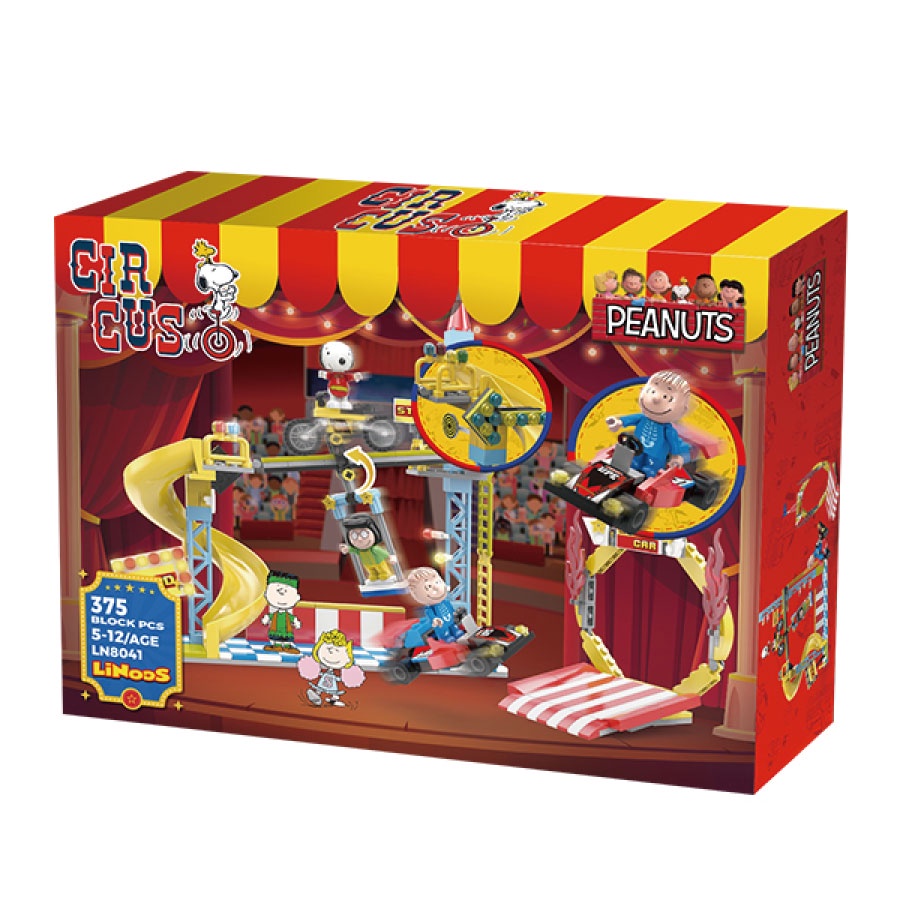 Banbao邦寶 史努比馬戲團系列-魔幻飛車秀 ToysRUs玩具反斗城