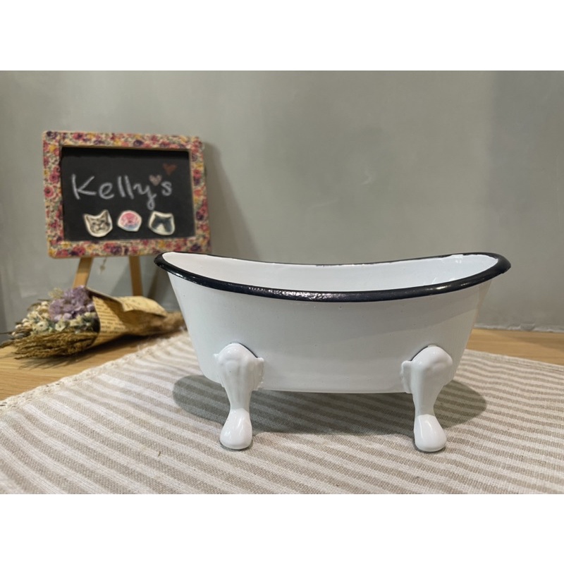 🐯日本直送現貨🐯Hat trick日本工業風家飾 浴缸造型 花盆 肥皂盒 收納盒
