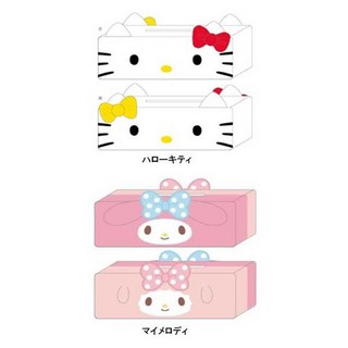 Hello Kitty 美樂蒂 立體 絨毛 面紙套 日貨 凱蒂貓 KT Melody 正版 J00012541 - 42