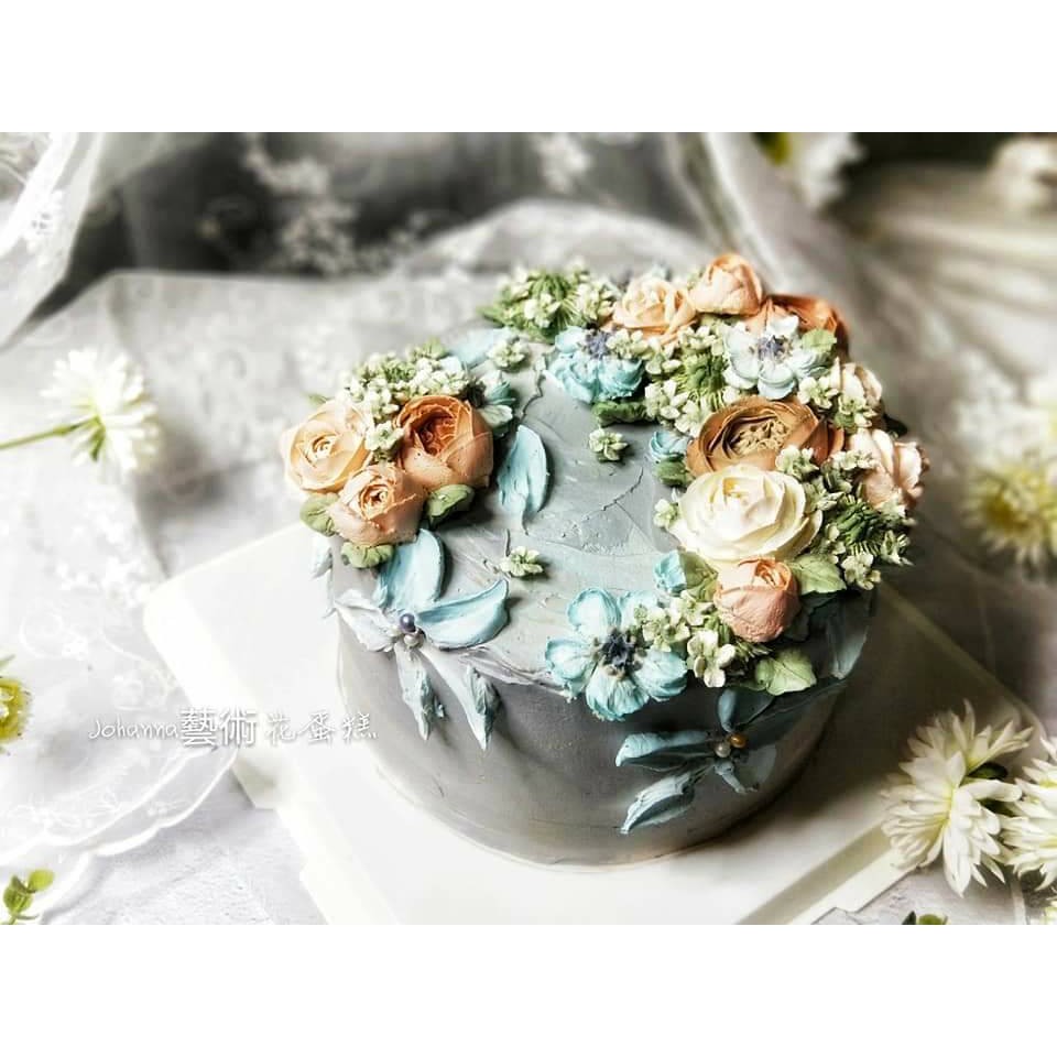 Johanna藝術花蛋糕 韓式裱花蛋糕 【愛麗絲夢遊仙境】6吋、8吋