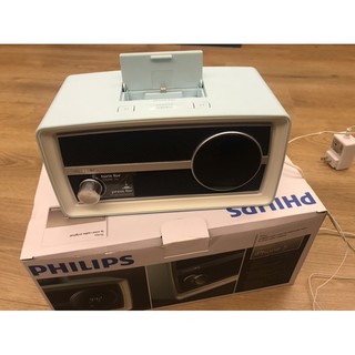 《絕版二手免運》PHILIPS 飛利浦 ORD2105B復刻時鐘揚聲器